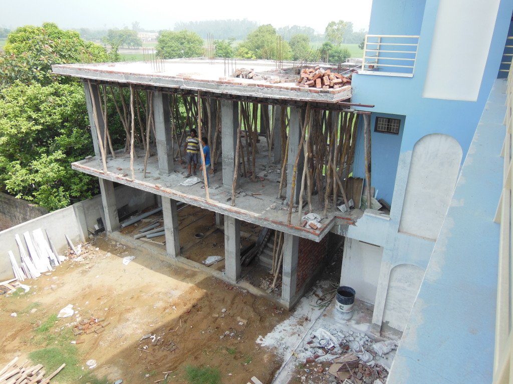 Sewing Centre & Laundry room under construction